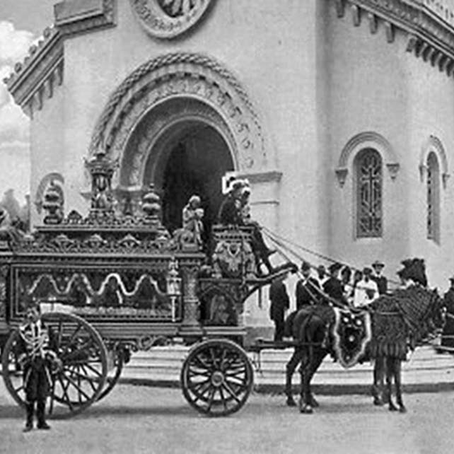 carruaje fúnebre
